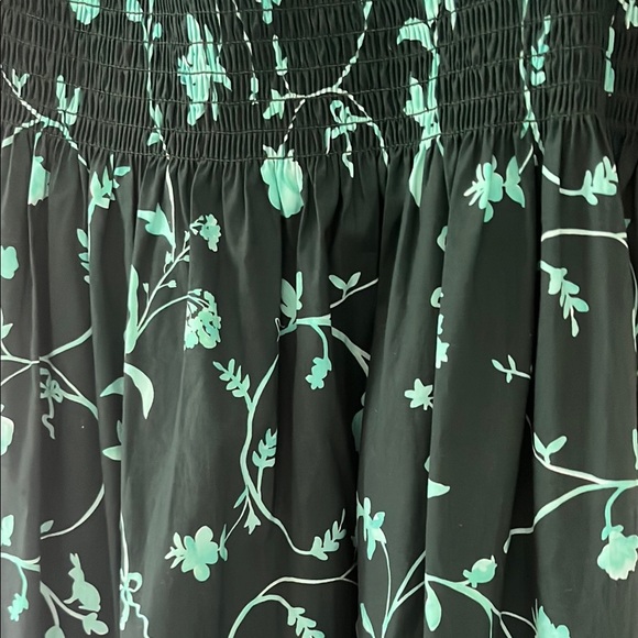 Hill House The Nesli Nap Dress - Emerald Botanical Poplin- perfect condition - Picture 3 of 5